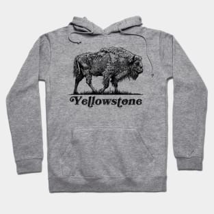 Yellowstone Bison Buffalo Hoodie